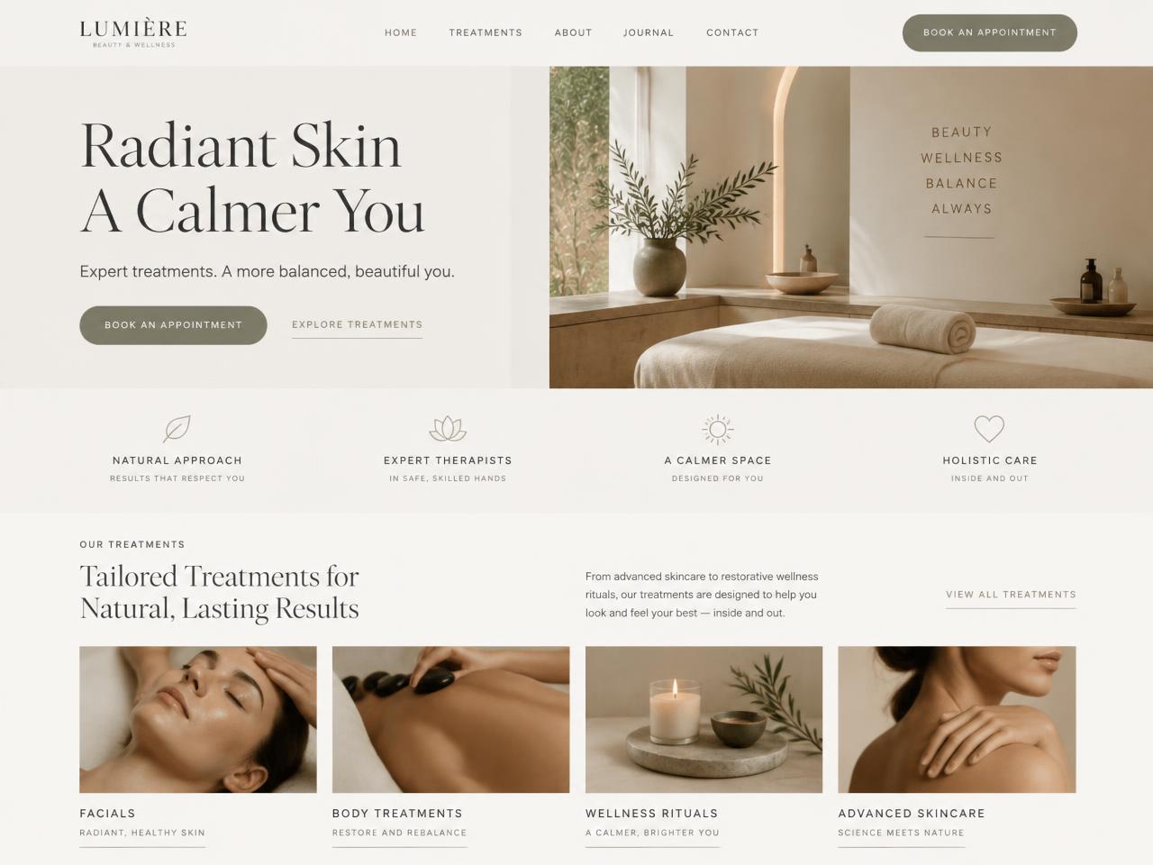Still Room Studio website design